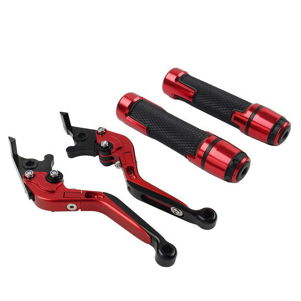 Folding Extendable Brake Clutch Lever Handlebar Grips Fit for Suzuki GSXR150 New