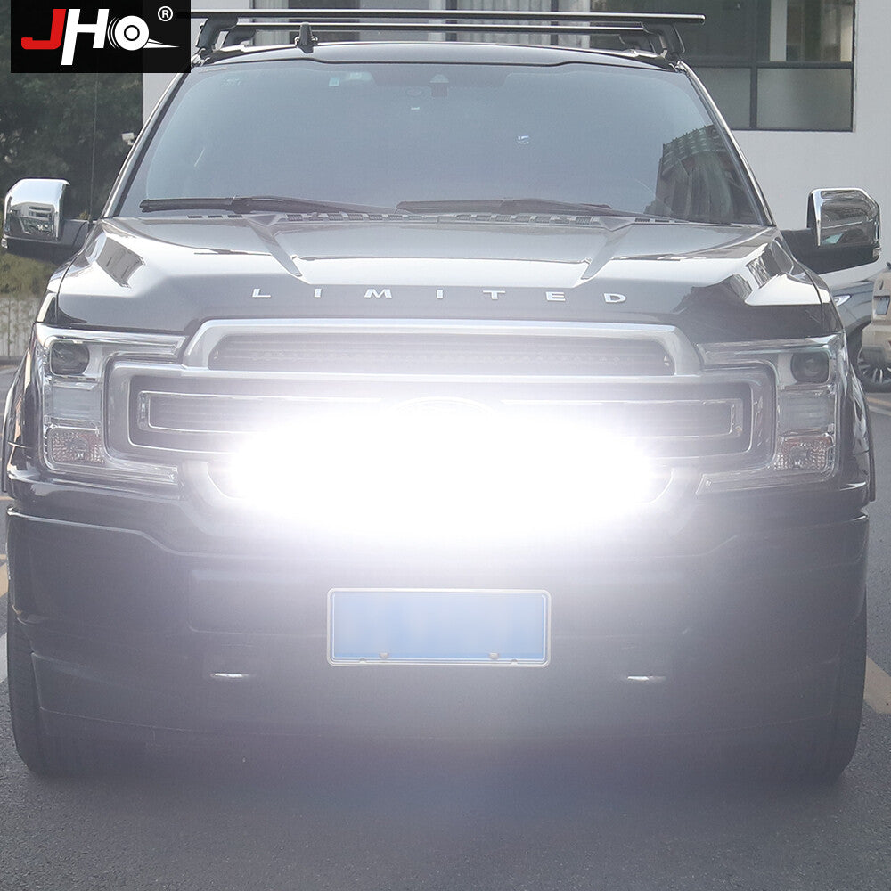 LED Light Bar + Bumper Grille Mounts +Wire for Ford F-150/F150 2015-2024