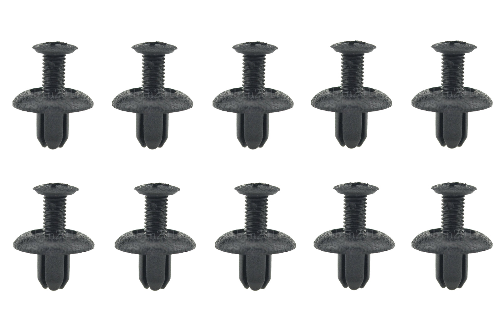 10x Front Rear Bumper Clip Nylon Push-Type Retainer for Mitsubishi MB253964