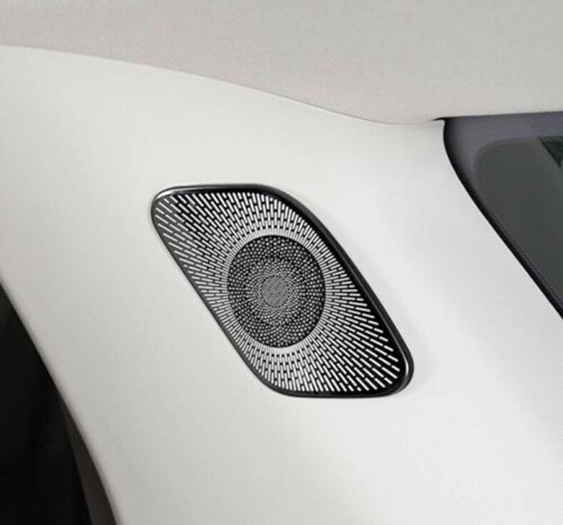 for Kia Carnival 2022-2023 Black Door Speaker C-Pillar Decoration Cover Trim 2x