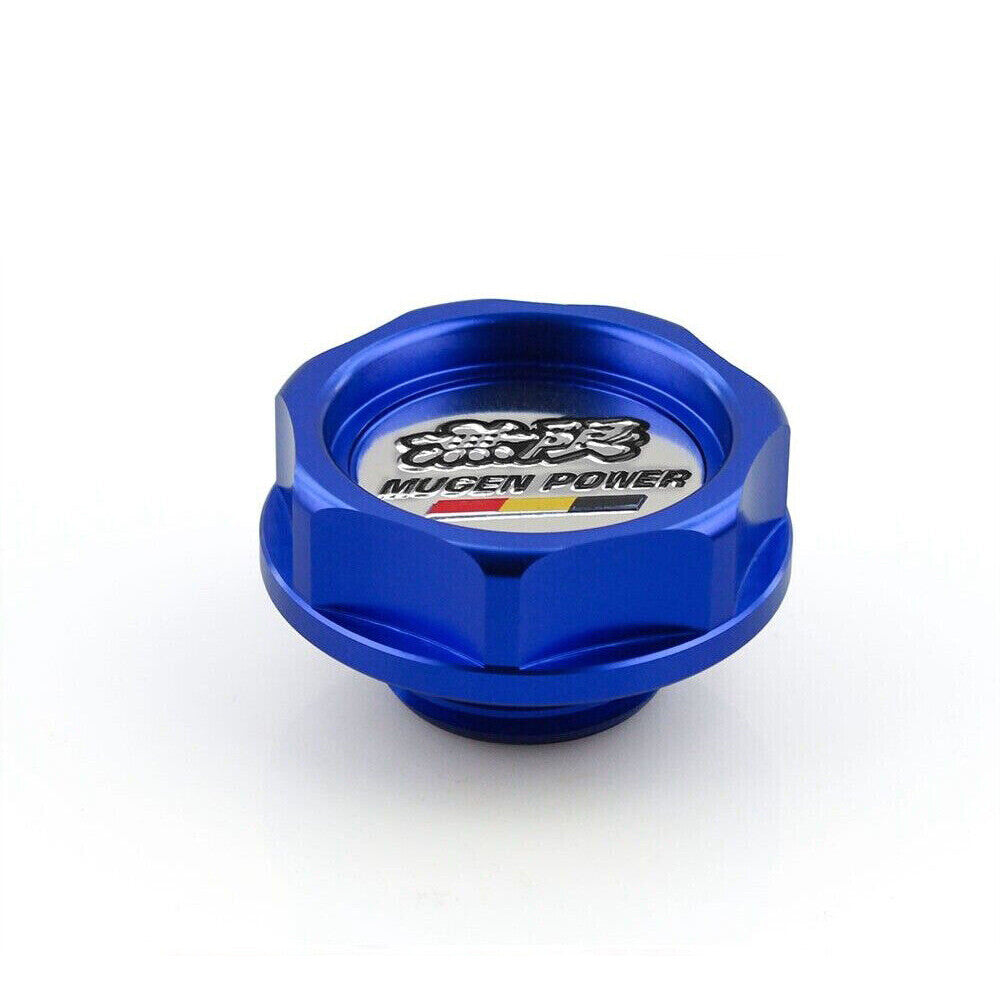 Blue Oil Filler Cap Cover + Oil Dipstick for Honda for Civic Accura K20 K Series