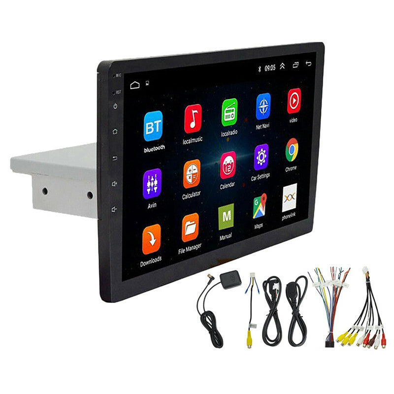 9 Android 1DIN 1+16G Adjustable Car Radio Multimedia GPS Navigation Host Player