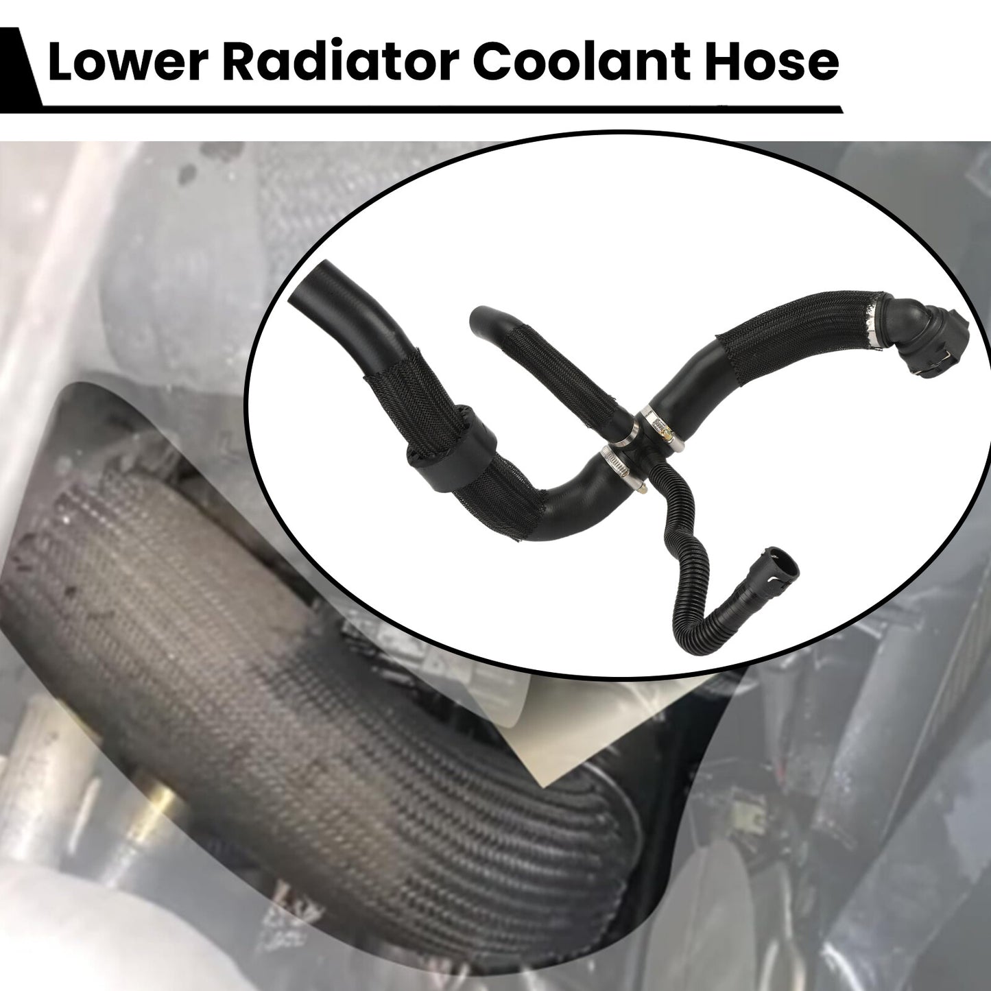 Lower Radiator Coolant Hose for Jeep Compass 2.4L l4 2017-2022 2018 68249896AC