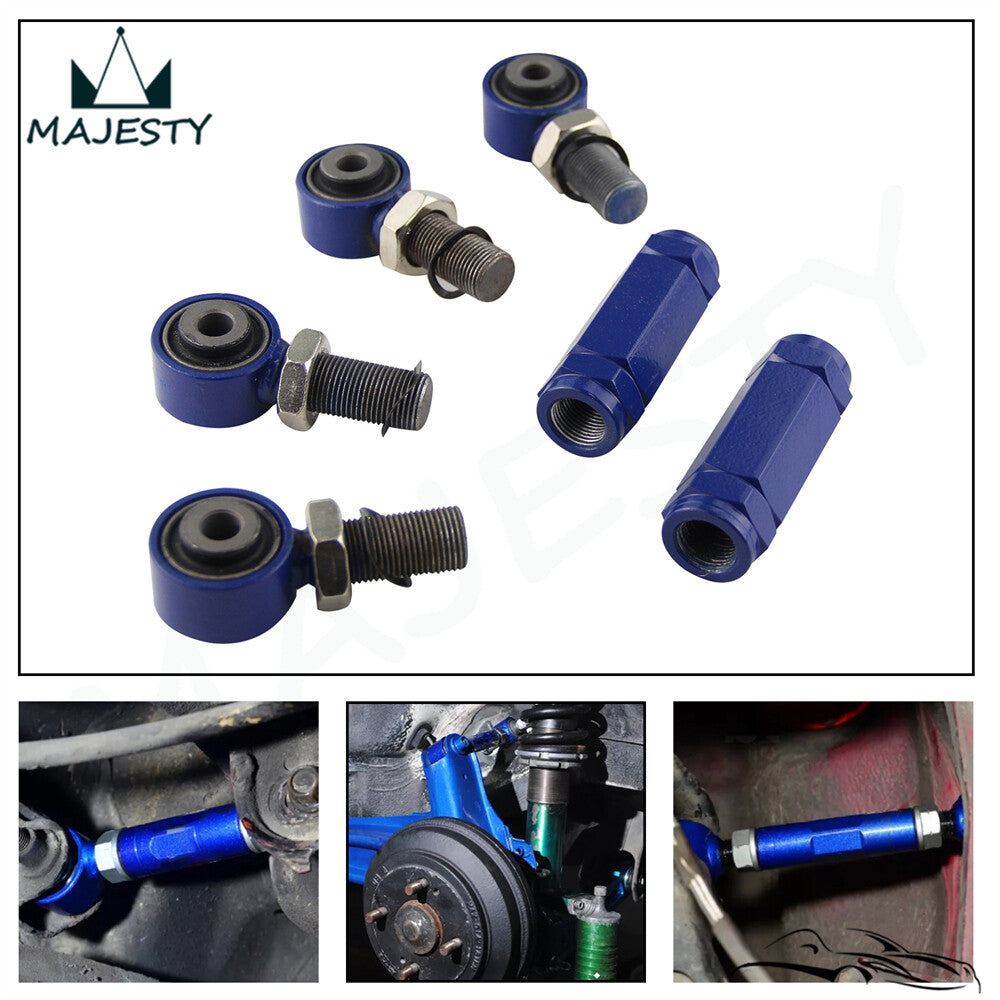 Adjustable Toe Rear Arm Kit for Honda for Civic for Acura Integra EG EK DC2 88-00 Blue
