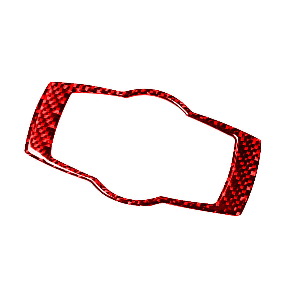 for BMW E90 E92 2008-2012 Carbon Fiber Headlight Switch Knob Trim Red