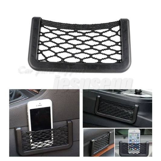 Car Trunk Cargo Interior Storage Mesh Bag Holder Pocket Organizer Black