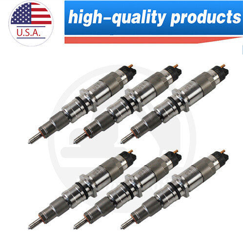6x Fuel Injector W/0445120231 for Komatsu PC200-8 QSB6.7 QSB5.9 5263262