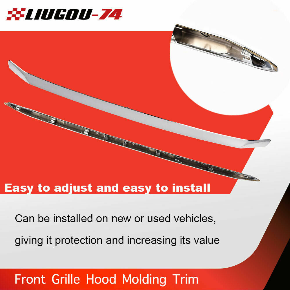 Front grille chrome trim 75770AC010 range hood molding kit suitable for 05-10 for Toyota for Avalon