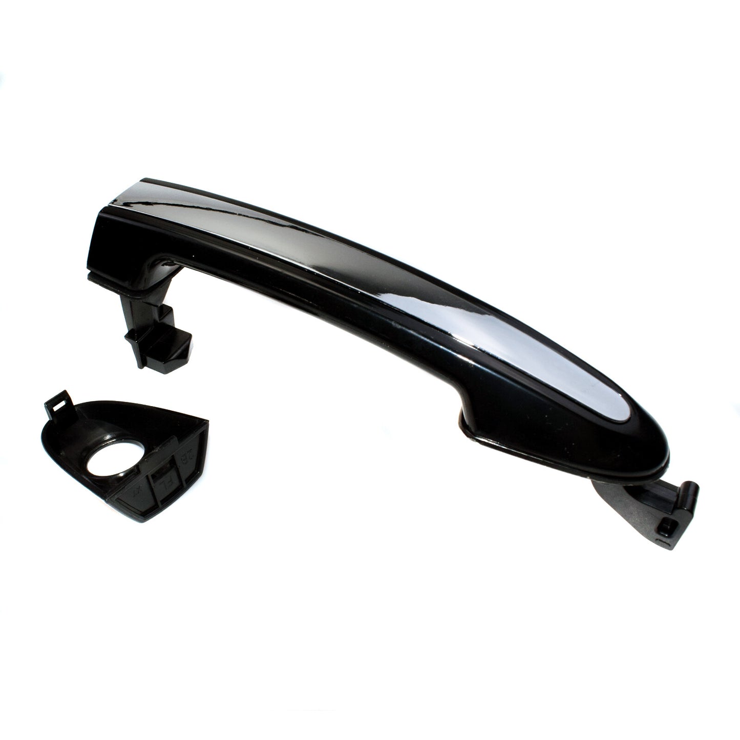Exterior chrome-plated door handle for front left drive for Hyundai Santa Fe 07-12