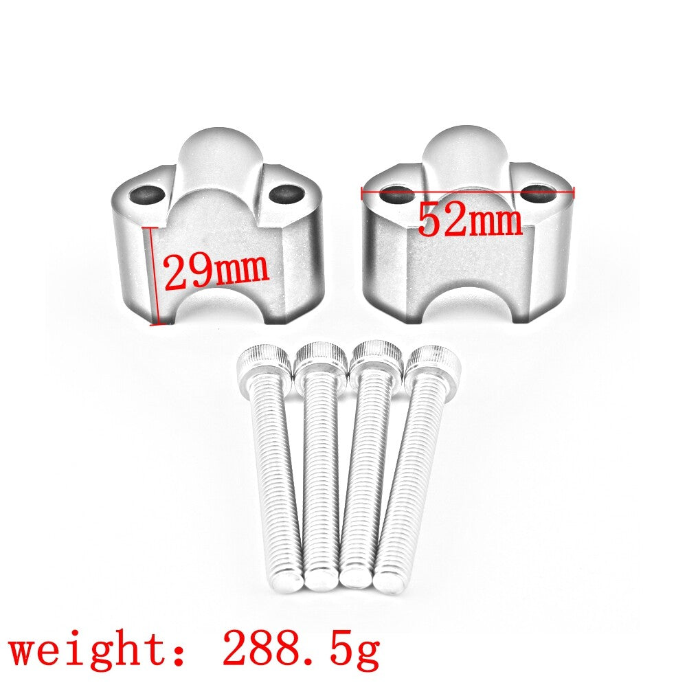 for Kawasaki 650 KLE650 2013 - 2023 Motorcycle Handlebar Riser Clamp Up