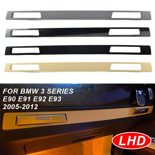 carbon fiber Water Cup Holder Panel Interior Strip for BMW 3 Series M3 2005-2012