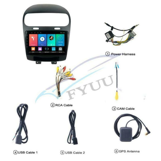 12-20 for Dodge Journey Car Stereo 9 Radio GPS Navigation WiFi FM 1+16GB BT DAB