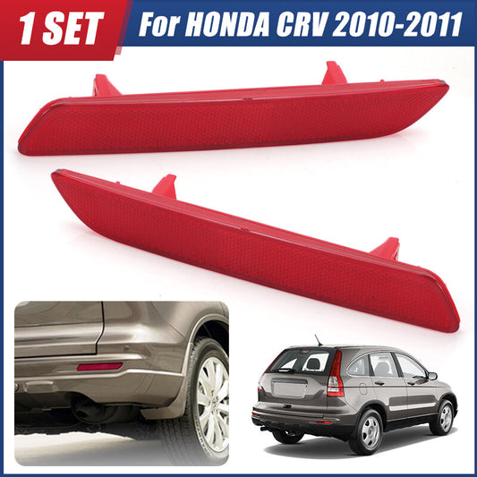 2X Rear Bumper Reflector Side Marker Light Cover for Honda CRV CR-V 2010 2011
