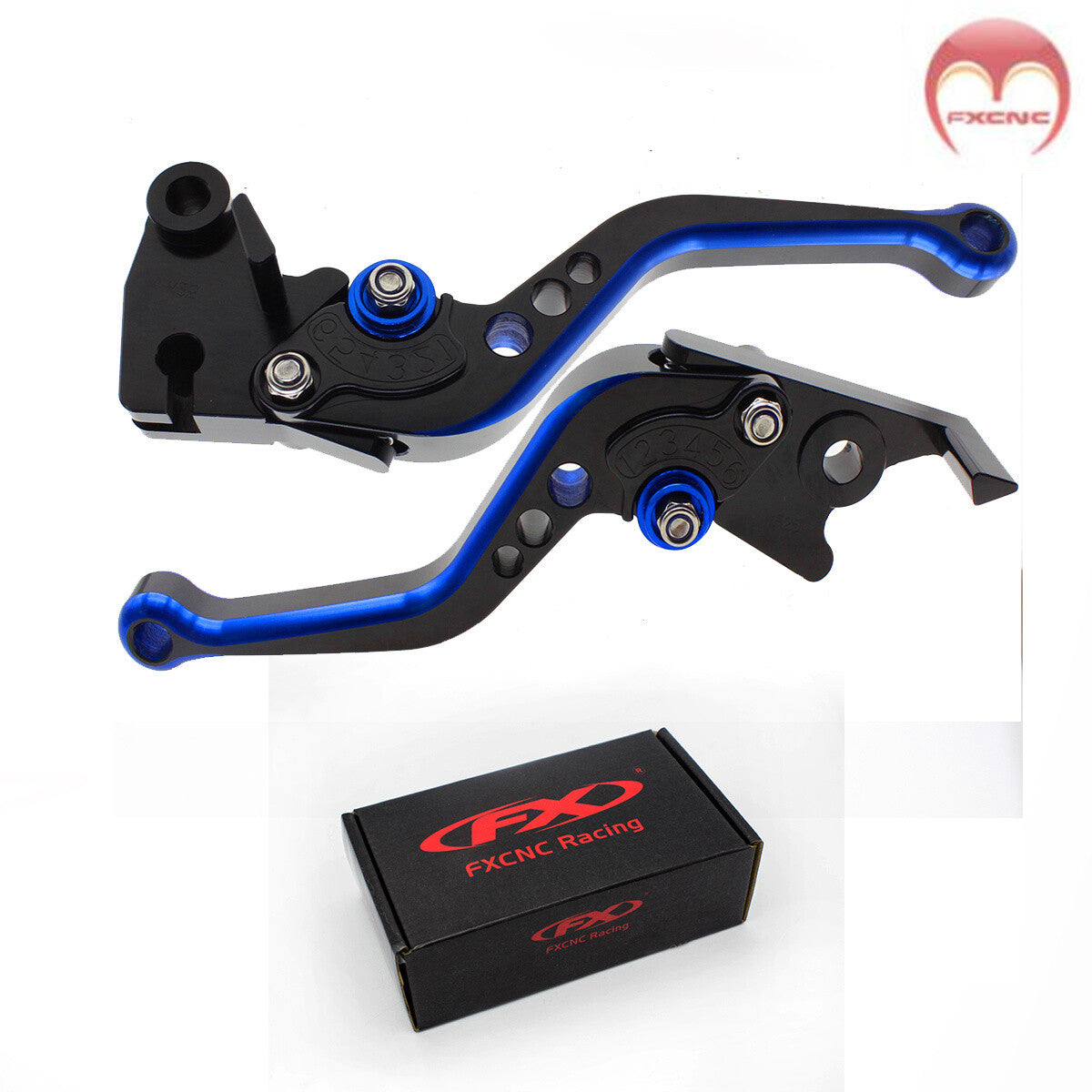 CNC adjustable brake clutch lever for Yamaha TRX 850 (1996-2000, 1997-1998, short-range).