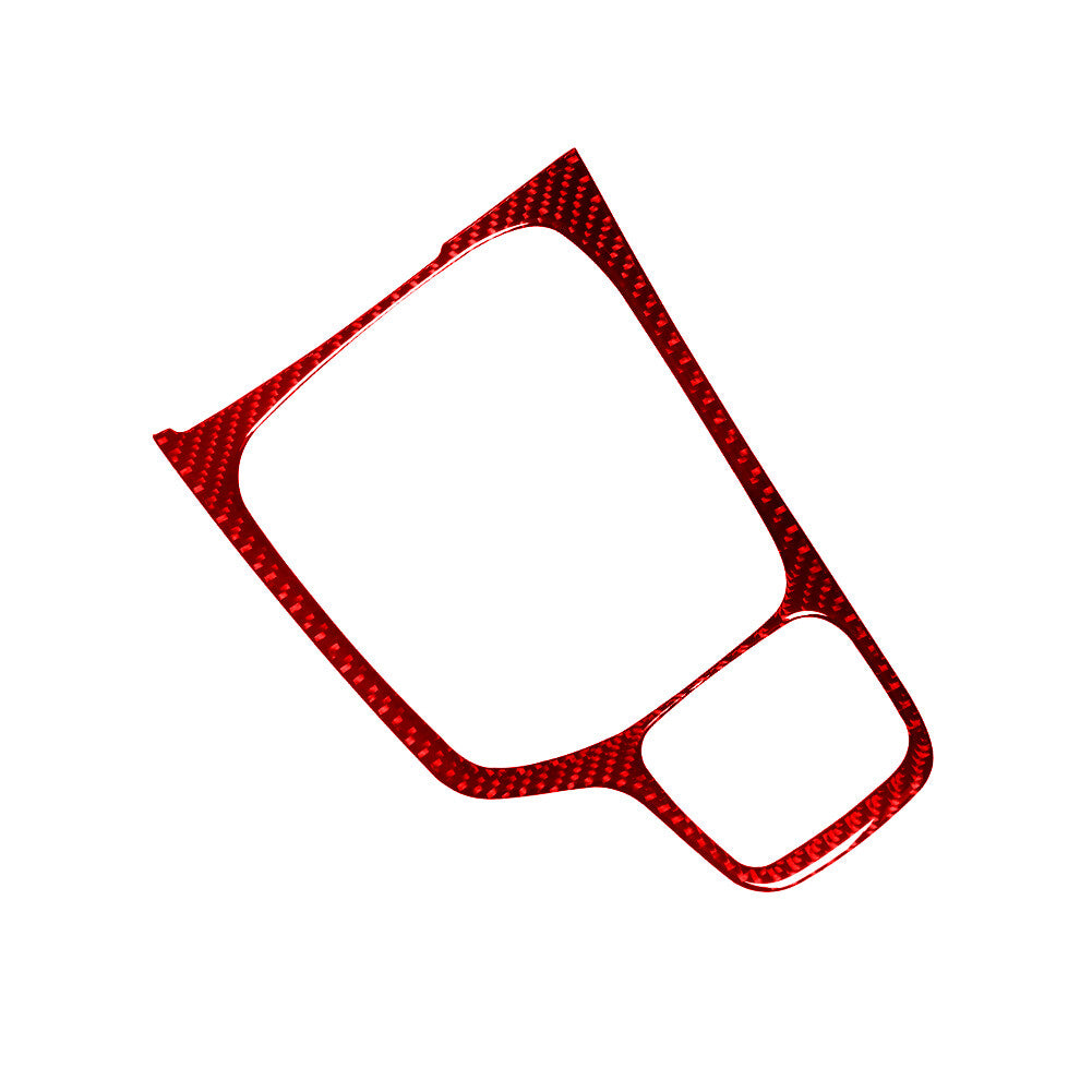 Red Carbon Fiber Gear Shift Panel Frame Cover for Toyota Celica 2001-2005