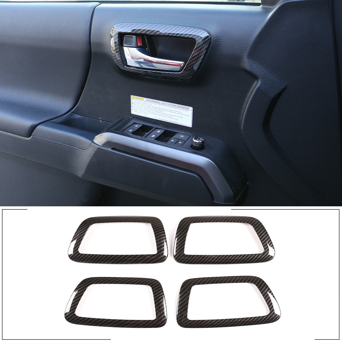 ABS Sport Red Power Tailgate Switch Cover Trim for Toyota 86/ for Subaru BRZ 22+