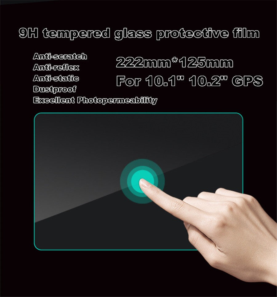 10.1 Tempered Glass Screen Protector Film For Car Radio GPS Stereo DVD Player