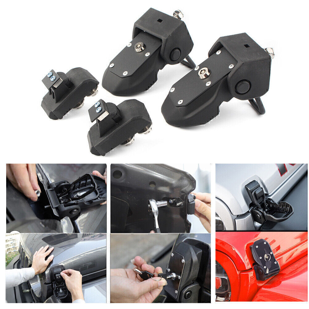 Haube Schloss Verriegelungen Schnalle Pins Catch f¨¹r for Jeep for Wrangler JL 2018+