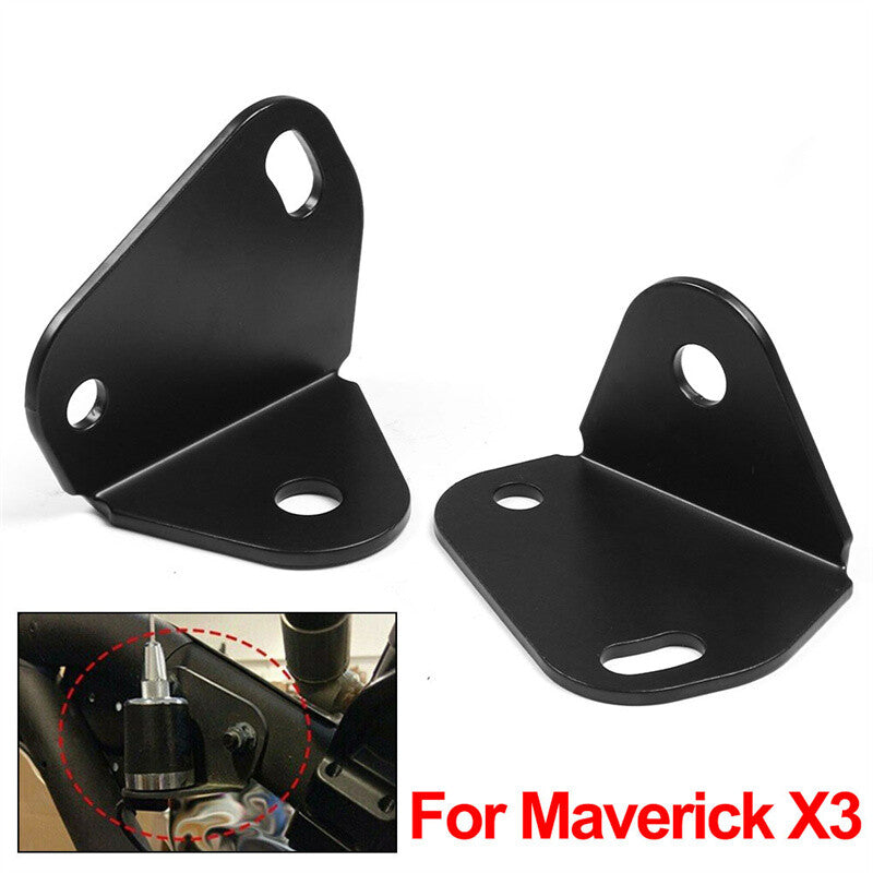2 pcs Adjustable Flag Antenna Rear mount Reversible for Can Am Maverick X3