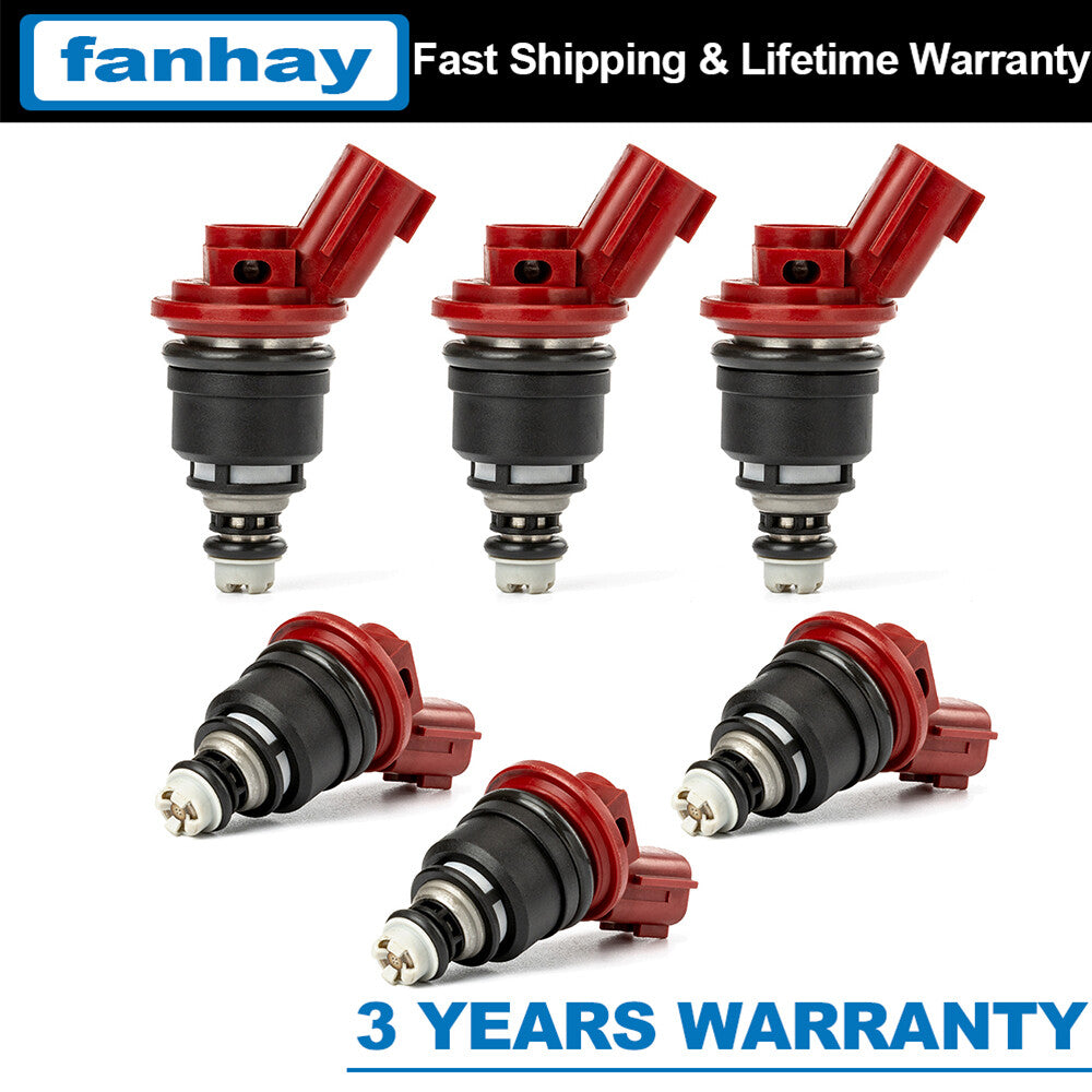Set of 6 Fuel Injector For 1992-1999 for Nissan Maxima for Infiniti I30 3.0 16600-96E01