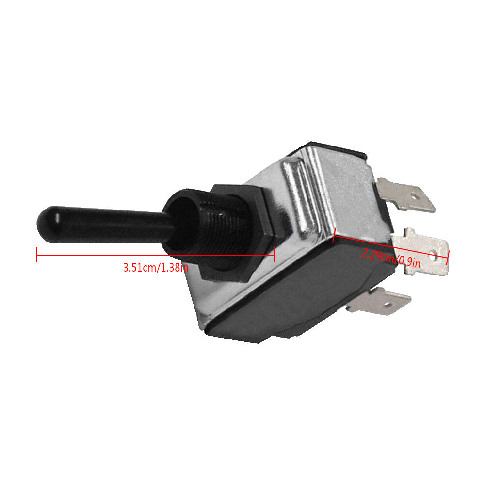 Toggle Switch Fits Multiple for Peterbilt Light Switch Models Durable Black 16-06657