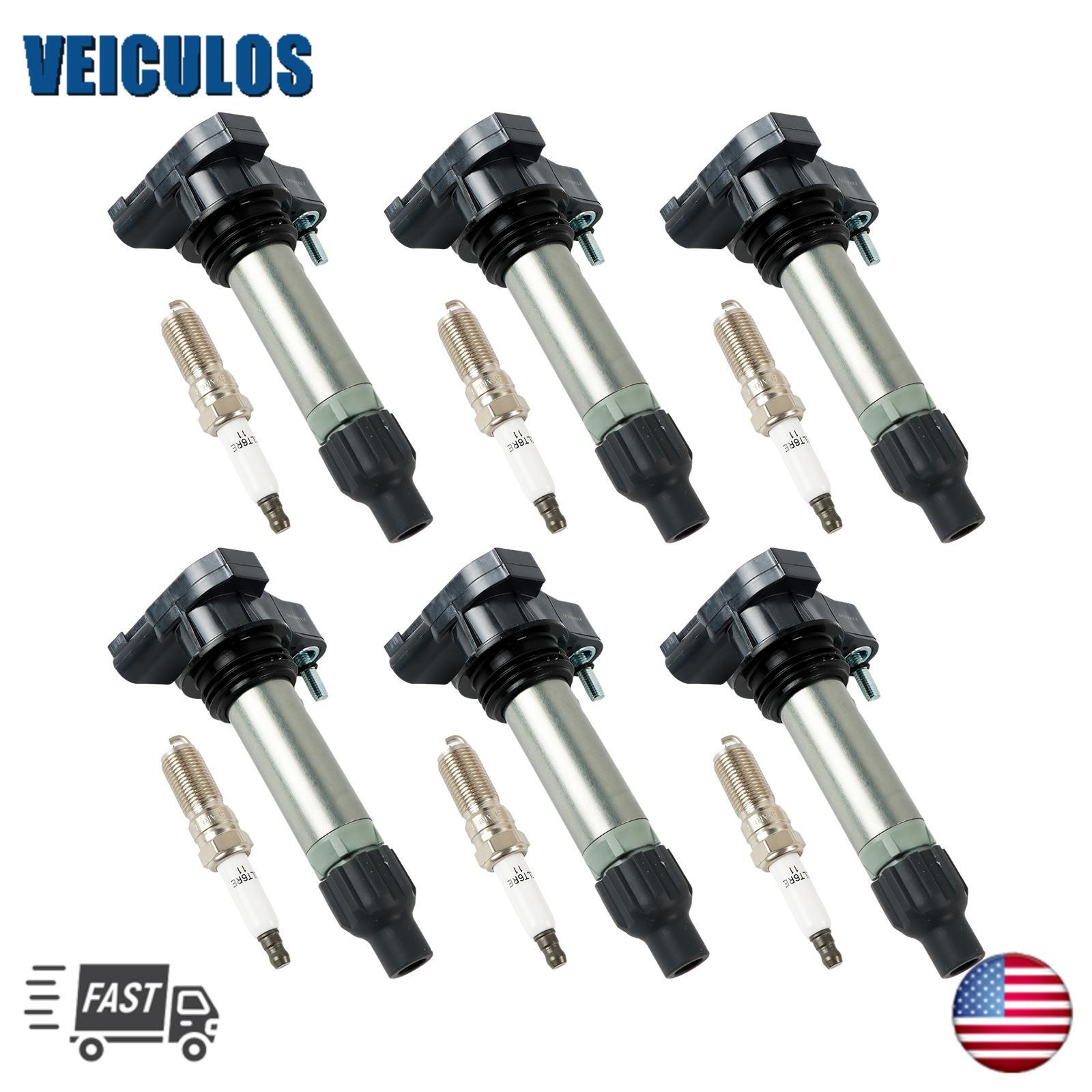 6 Ignition Coil Set for GMC Acadia for Chevy Traverse for Cadillac ATS CTS for Saturn UF569
