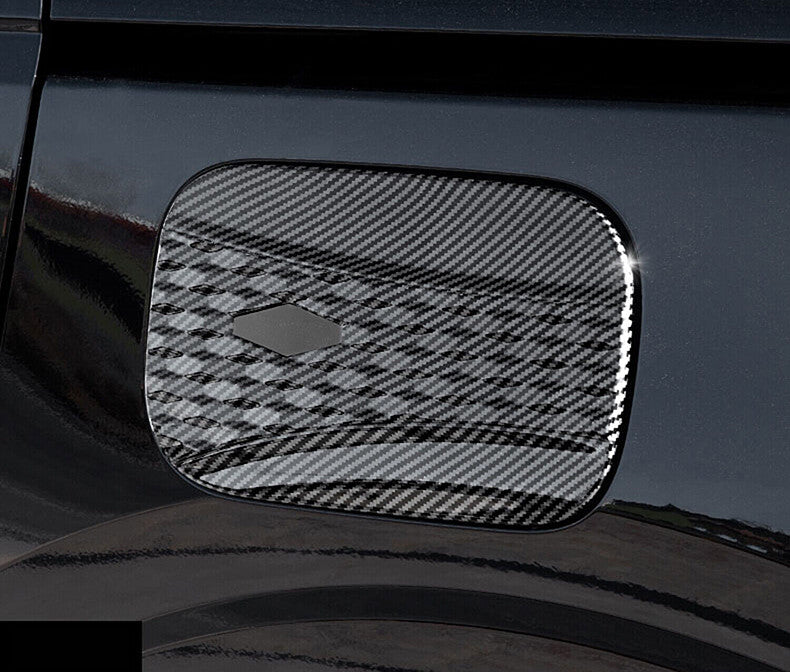 for Kia Carnival 2022-2023 Carbon Fiber Car Fuel Filler Gas Tank Cap Cover Trim