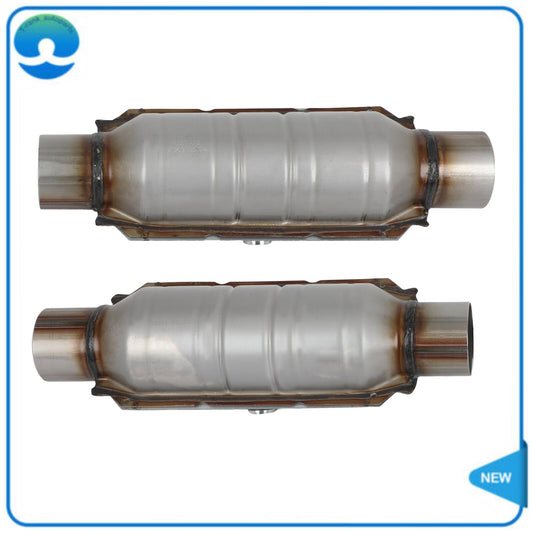 2.5 Universal Fit Pair Catalytic Converters for Ford F150 EPA Approved 99306