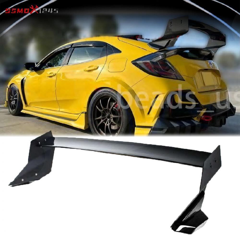 FOR 2017-2021 for CIVIC FK7 FK4 FK8 5DR HATCHBACK M STYLE SPOILER WING GLOSS BLACK