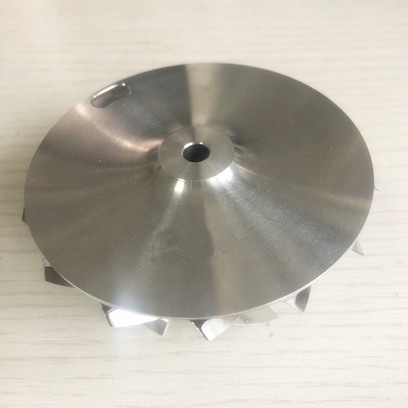 K16 57.00/71.00mm 7+7 Blade High-Performance Turbine Billet Compressor Wheel