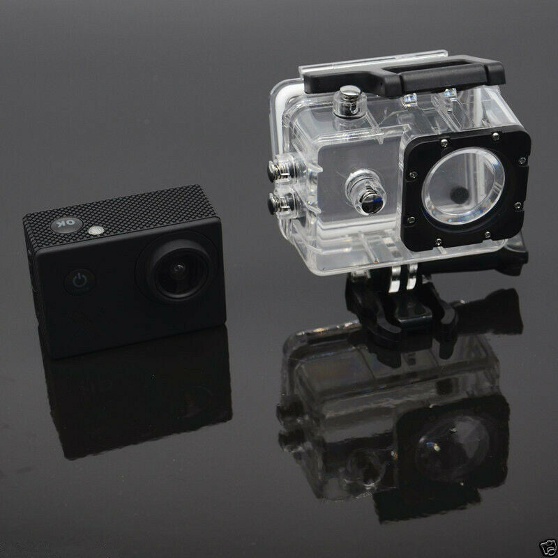 2' LCD Screen Motobike Helmet Driving recorder Sports DV Camera Waterproof Cover