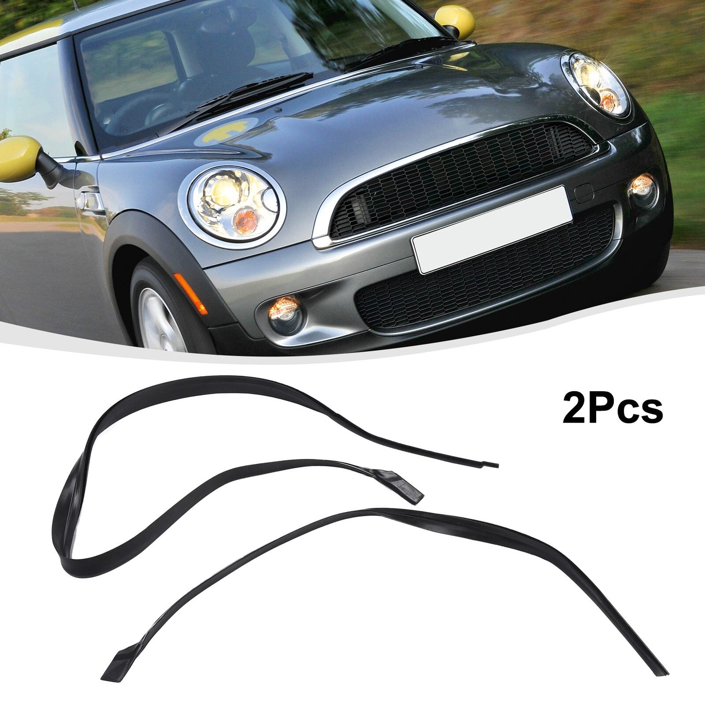 1 Pair For LHD Front Windshield Wiper Cowl Seal for for MINI R55 51132751209
