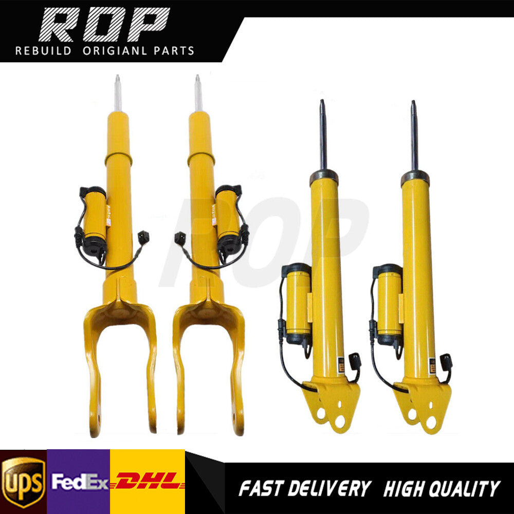 4X Front Rear Shock Absorber Electric for Jeep Grand Cherokee SRT SRT8 2012-2015