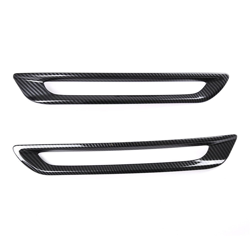 2¡Á Carbon Fiber ABS Exterior Rear Fog Light Lamp Cover for Honda for Civic 11th 2022