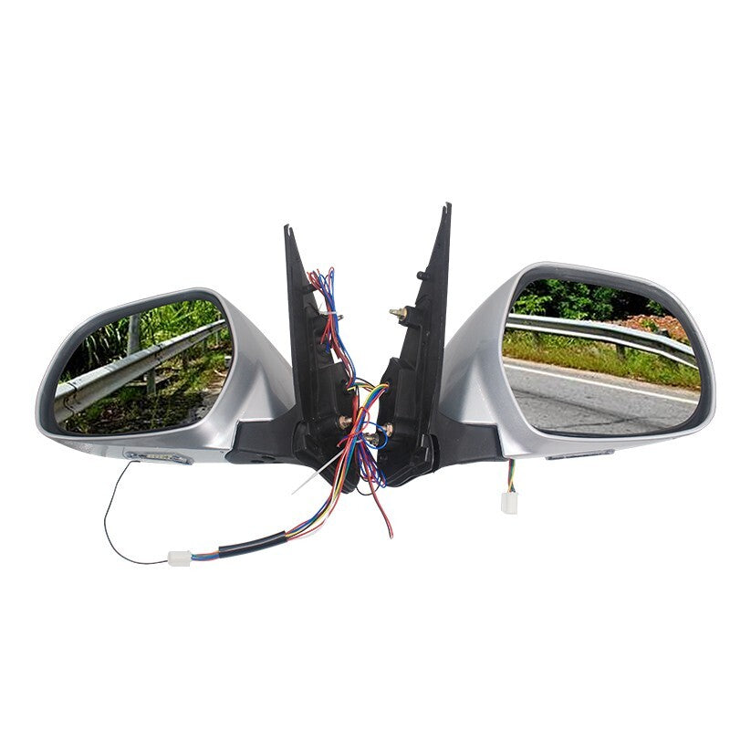 for Toyota Hiace Sliver Electric Reflector Rearview Mirror Exterior Led Light