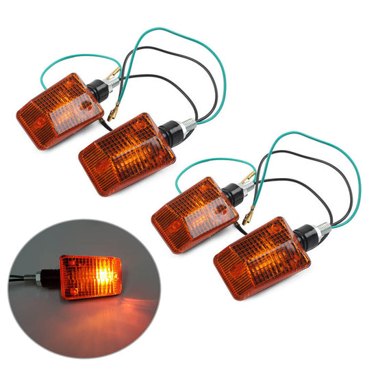 Turn Signals Lights Lampen Bernstein Universal f¨¹r for Honda Nighthawk 250 650 750