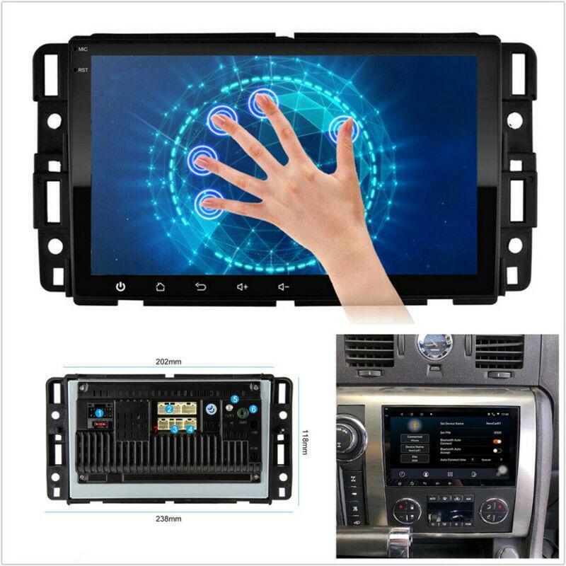 8 Car Stereo Radio for Chevrolet for Buick for GMC for Hummer GPS Navigation 2+32GB FM WiFi