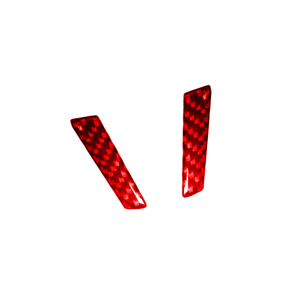 Red Carbon Fiber Steering Wheel Trim for Land Rover Discovery Sport 2015-2019