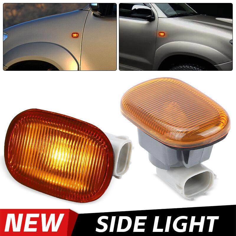 2x Turn Signal Side Marker Light Indicator Lamp for Toyota Hilux Vigo 2005-2012