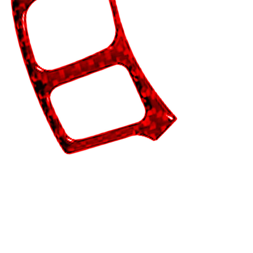 Red Carbon Fiber Steering Wheel Cover Trim for Lexus RC300 350 2015-2020 Type B