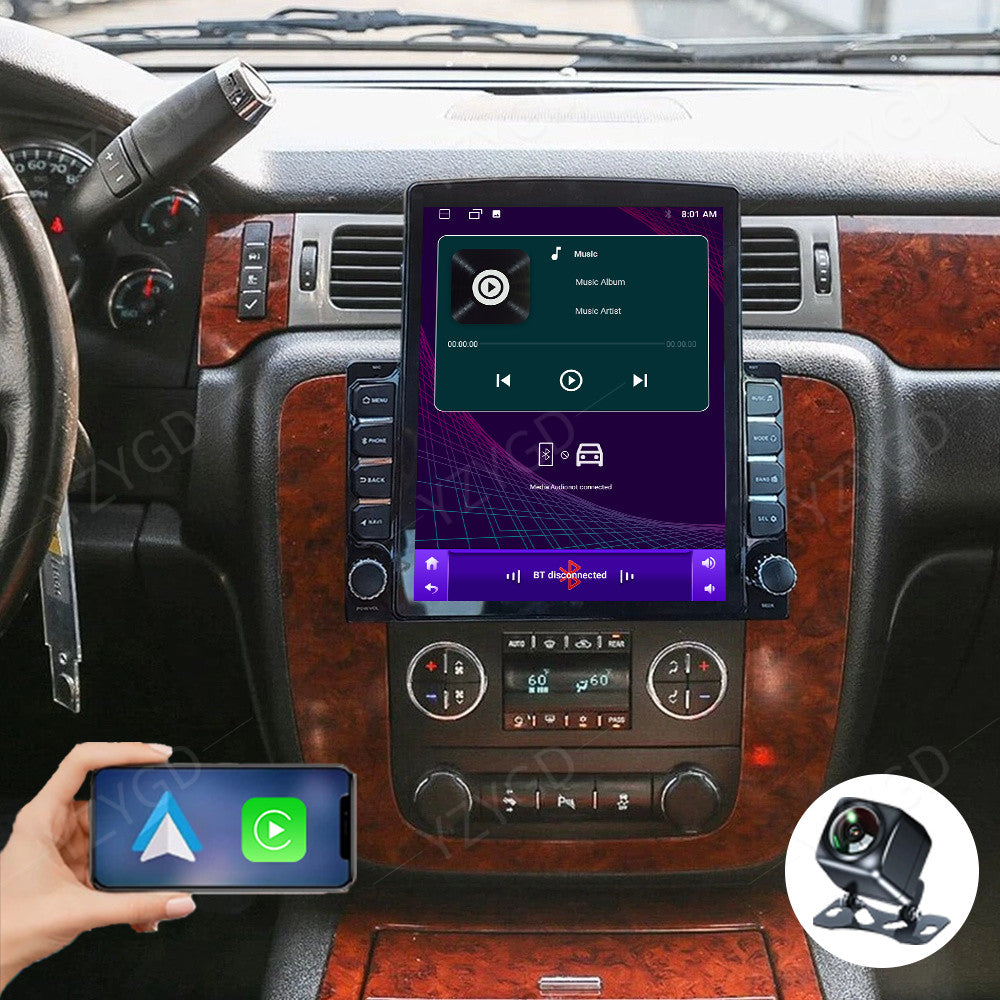 Android Auto Carplay Car Stereo Radio for GMC Yukon 2007-2014 GPS Screen WIFI FM