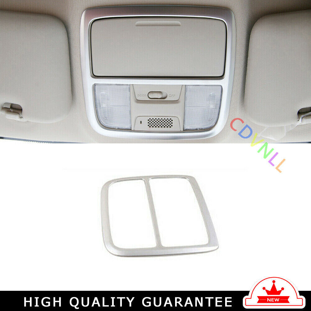 Front Reading Lamp Frame Cover Trim 1 for Honda CRV CR-V 2012-2016 Matte Silver