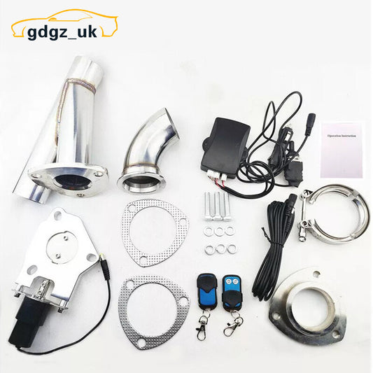 2/2inch Electric Exhaust Valve Dump Valve Manual SwitchWireless Remote