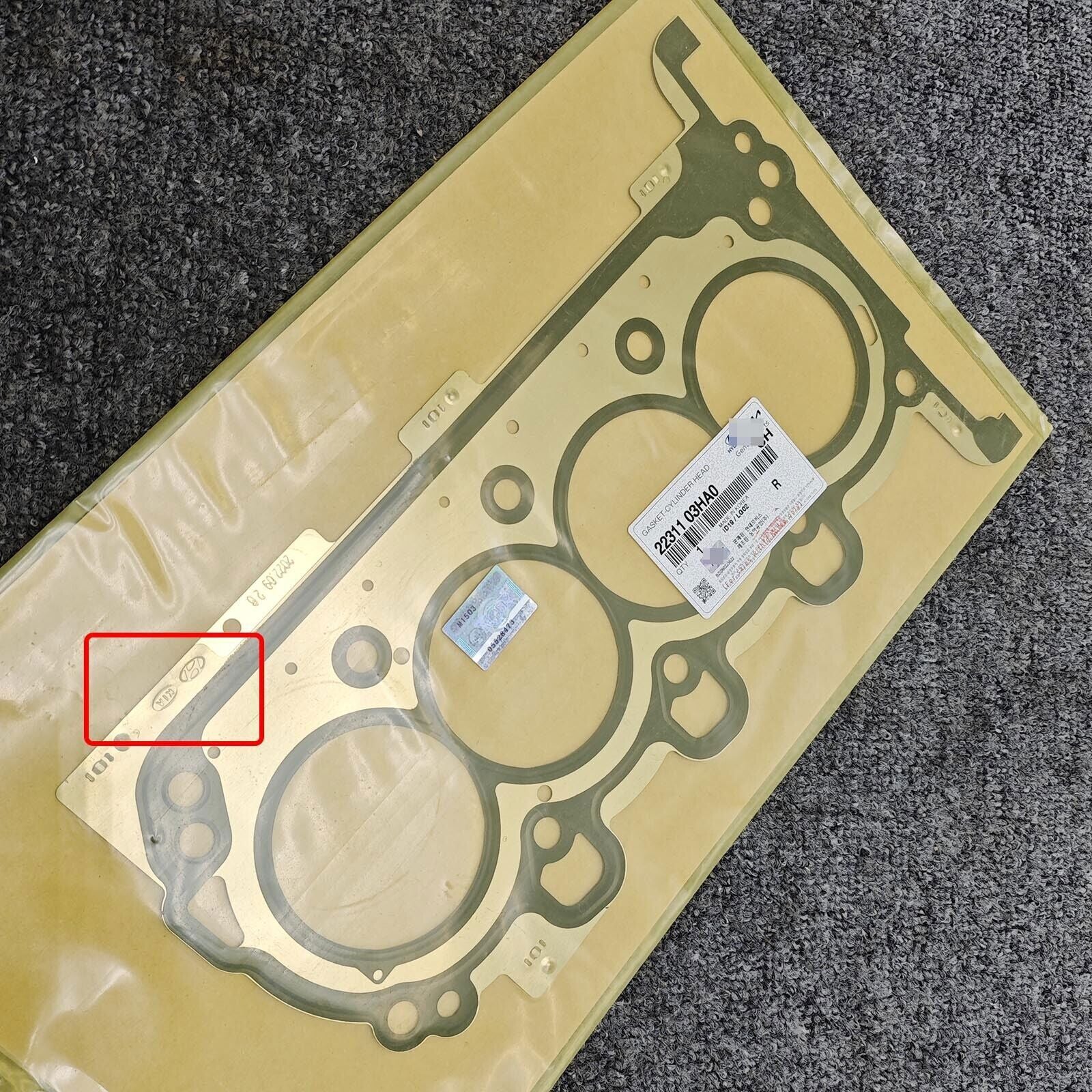 Suitable for Kia Niro and for Hyundai Ioniq 17-21 1.6L hybrid cylinder head gasket 22311-03HA0