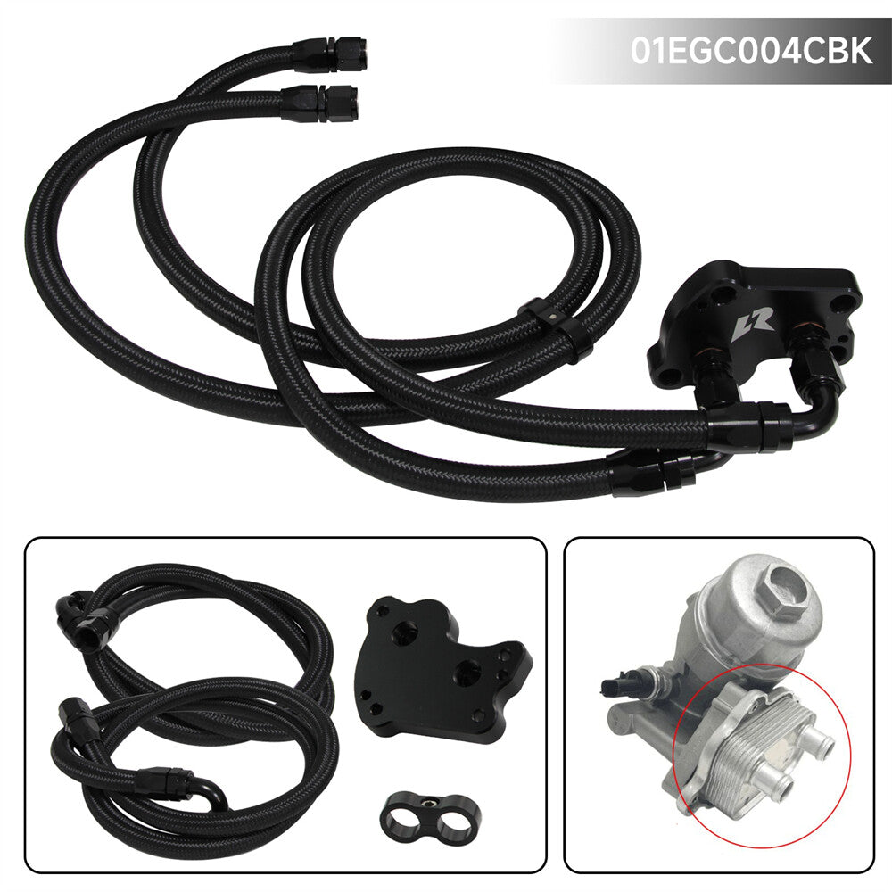 Oil Filter Sandwich Adapter  1.4m/1.6m Hoses for BMW for Mini Cooper S R53 R52 R50