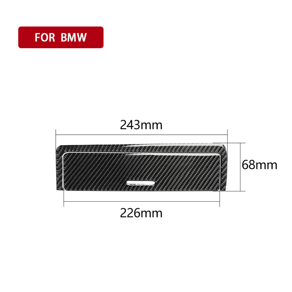 Carbon Fiber Gear Shift Button Panel Cover Trim for BMW 3 Series E46 1998-2005