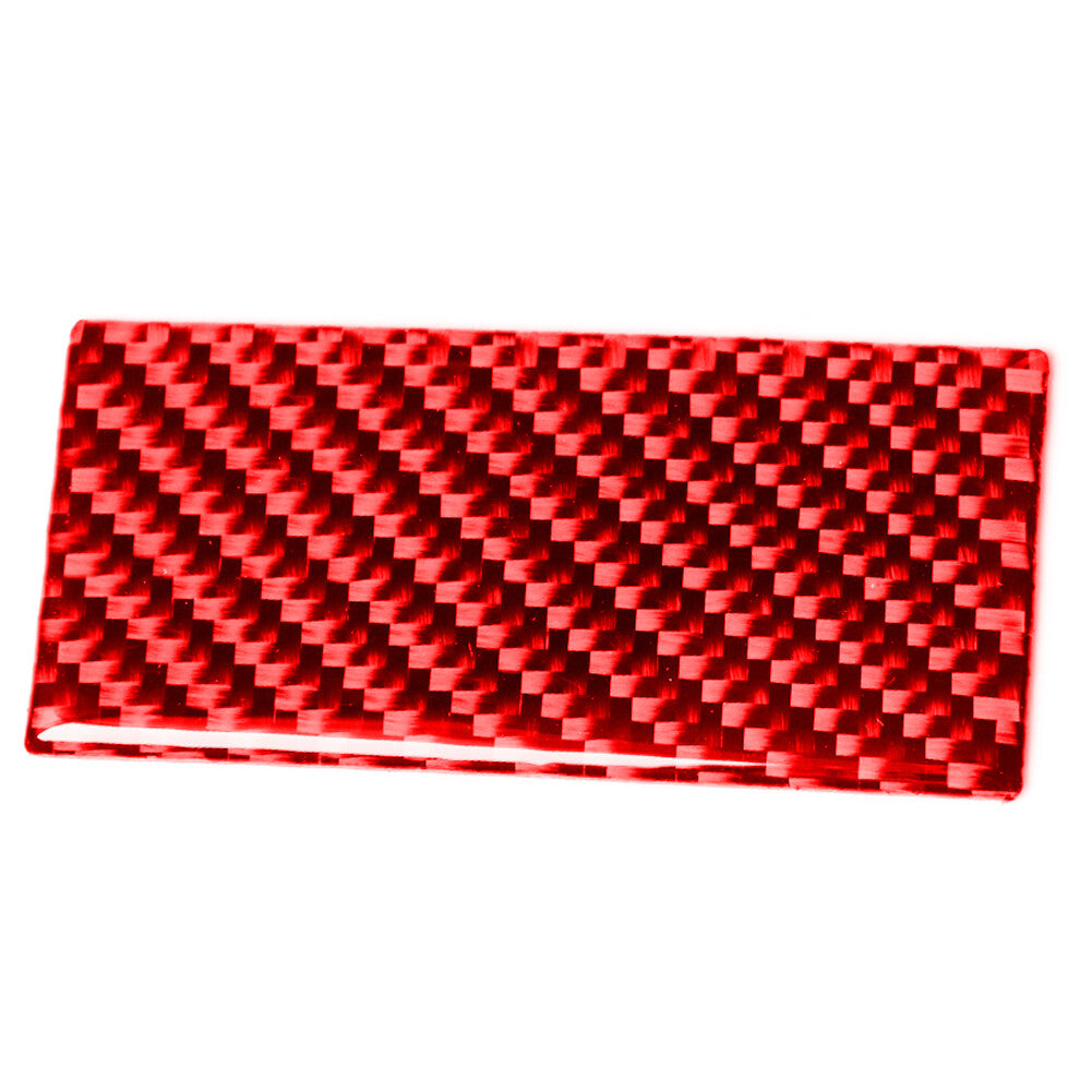 Carbon Fiber Glove Box Handle Trim Cover for Dodge Journey 2009-2010 Red