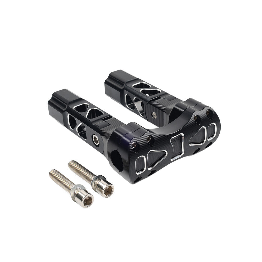 for Harley Dyna Softail Sportster 1 Bar 6.5 Pullback Handlebar Risers Clamps