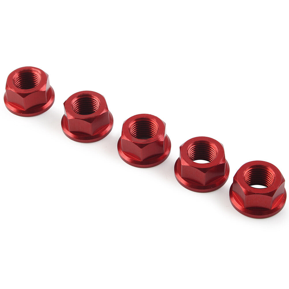 Kettenradmuttern M10 f¨¹r for Ducati Hypermotard 796 950 Hyperstrada 821 939 Rot