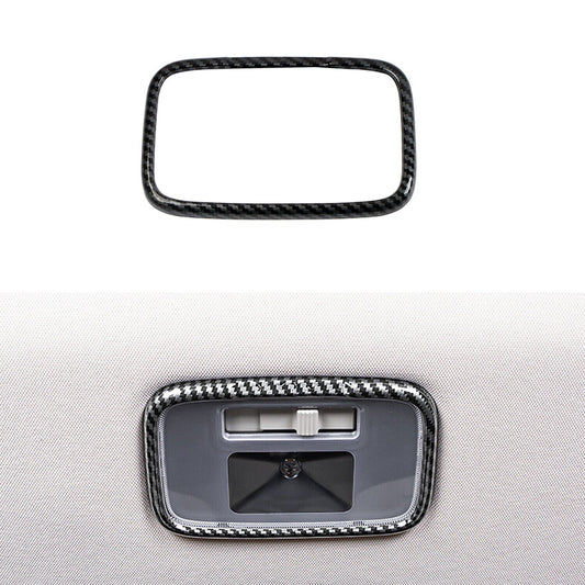 for Kia Carnival 2022-2023 Carbon Fiber Tail Gate Reading Light Frame Cover Trim